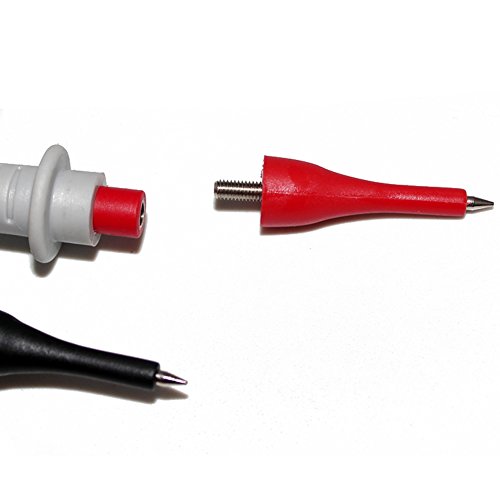 New Professional Banana Test Leads for SMD Parts (Red + Black) + 6 Replace Tips Catiii 1000v 10a - Thumbnail 7