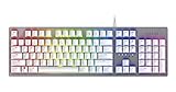 Razer Huntsman Gaming Keyboard: Opto-Mechanical Key Switches - Instant Response Actuation - Customizable Chroma RGB Lighting - Programmable Macro Functionality - Mercury White