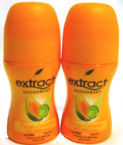 Two (2) Extract Papaya Calamansi Skin Whitening and Deodorant