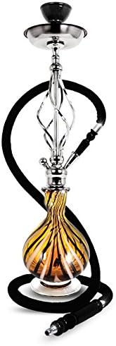 24" Sahara Smoke Essence Hookah Amber/Black