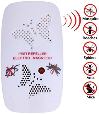 Pest Repeller Experts Very Effective Rodent Deterrent Pest Control- Innovative New Technology Repels Rodents, Spiders, Bed Bugs, Rats, Ants ,Mice Fleas...Pet Friendly Pest Device by Kistar (1)