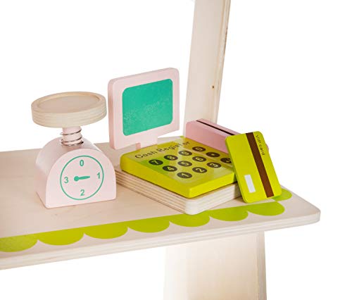 ISO TRADE Kaufladen aus Holz mit Zubehör Kaufmannsladen für Kinder 11247 – Bild 7