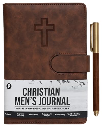 Prazoli Leather Christian Bible Prayer Journal For
