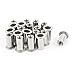uxcell 20pcs 304 Stainless Steel Rivet Nut Flat Head Insert Nutsert M6 x 15mm