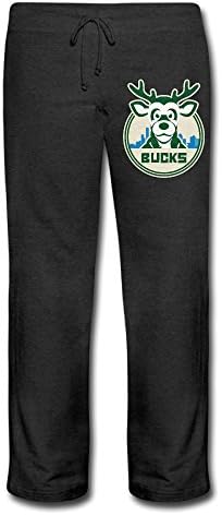 Umison Milwaukee Team Buck Womens Sport Gym Pants Black XL