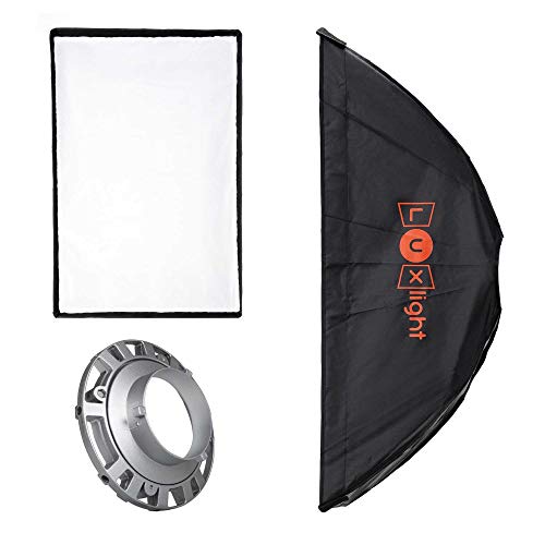Stripbox & Honeycomb Grid Bowens Mount | LuxLight® | Softbox for Flash (Bowens - 60x90cm)