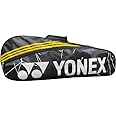 YONEX Badminton KITBAG SUNR 2225 (Black Yellow), BLACK YELLOW, L, Travel Accessories