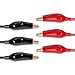 Alligator Clip Test Leads, DROK 6 Sets Double-end Crocodile Clamps Electrical Jumpers 39.3 Inches 100cm Pure Copper Electrical Testing Cable Connector Wires Circuit Experiment