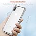 Matone for iPhone Xs Max Case, Crystal Clear Slim Protective Cover with Reinforced Corner Bumpers, Flexible Soft TPU Anti-Scratch Case for Apple iPhone Xs Max (2018) 6.5-Inch-L8