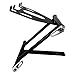 Portable Folding Laptop Stand Laptop Stand, Adjustable Laptop Stand, Dj Laptop Stand – Black, with Carry Bag, for DJs, Home, Office, Schoolthumb 2
