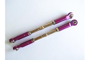 Raidenracing Adjustable Turnbuckles with Aluminum End for HPI Savage Flux X XL 4.6 5.9 HP Purple