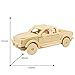 PONTE COLLECTION 3D Wooden Puzzle Building Kit Pickup Truck Car Model Wood Best Gift for Kids 23-pcs (Pickup Truck)