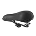 Champion Gel Bike Saddle - Dual Spring Designed Suspension Artificial Leather Bike Seat Bicycle Saddle (Black)