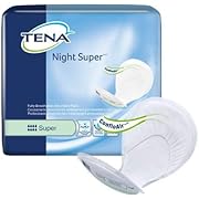 Bladder Control Pad TENA Night Super 27 Inch Length Heavy Absorbency Dry-Fast Core Unisex Disposable (Case of 48)