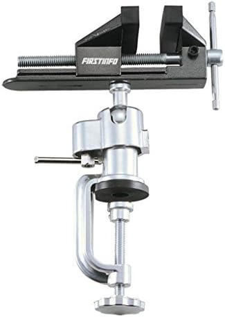 FIRSTINFO Large Universal Heavy Duty Swivel 360 Degree Table Vice Clamp
