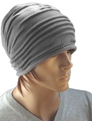 Amazon ボーダー ニット帽 スノーニット帽 しわ加工 ロング ワッチ