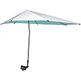 G4Free UPF 50+ Adjustable Beach Umbrella XL with Universal Clamp for Chair Stroller Wheelchair Golf Cart Bleacher Patio