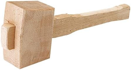 TOOGOO(R) 250mm Beech Solid Carpenter Wood Wooden Mallet Hammer Handle Woodworking Tool