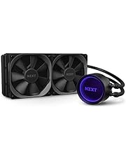 NZXT Kraken X53 240mm - RL-KRX53-01 - AIO RGB CPU Liquid Cooler - Rotating Infinity Mirror Design - Improved Pump - Powered By CAM V4 - RGB Connector - Aer P 120mm Radiator Fans (2 Included)