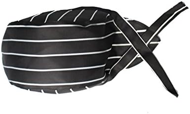 Drewliet Personalized Baker Chef Work Hat Elastic Kitchen Cooking Practical Catering Ribbon Cap