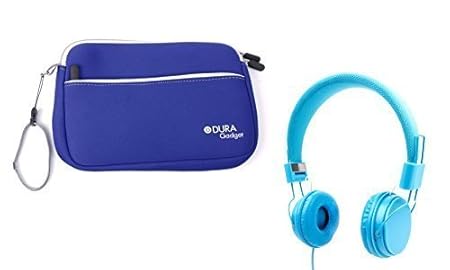 DURAGADGET Passend für 7' Clementoni Clempad 6+ Plus (Modell 69480 / Android 5.0) Kids Tablet: Blaue Schutz-Hülle und Blaue K