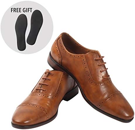 Mens Oxford Wingtip Lace Dress Shoes