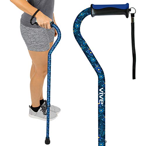Vive Walking Cane For Men & Women Portable, Adjustable Offset