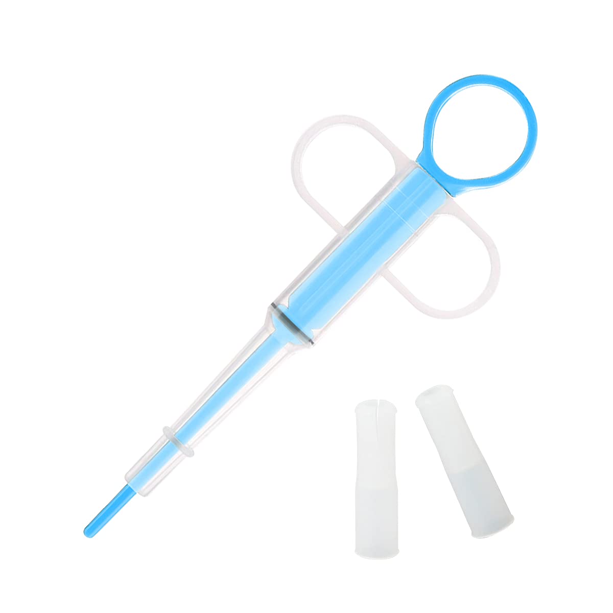 JJOnlineStore - Dog Cat Pill Dispenser | Pet Tablet Dispenser | Popper Piller | Capsule Table Pusher for Feline | Puppy Feeding Kit | Cat & Dog Pill Dispenser -Solid & Liquid Medicine (Blue)