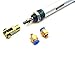 S SYDIEN Pneumatic Cylinder 16mm Bore 150mm Stroke Air Cylinder Double Action with Y Connector and 2Pcs Pneumatic Quick Fitting (MAL16x150)