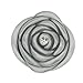 AVESON Vintage Rose Flower Style Antique Women Trinket Jewelry Gift Box Necklace Earrings Ring Storage Case, Sliver, Large