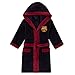 FC Barcelona Official Soccer Gift Boys Hooded Fleece Dressing Gown Robe
