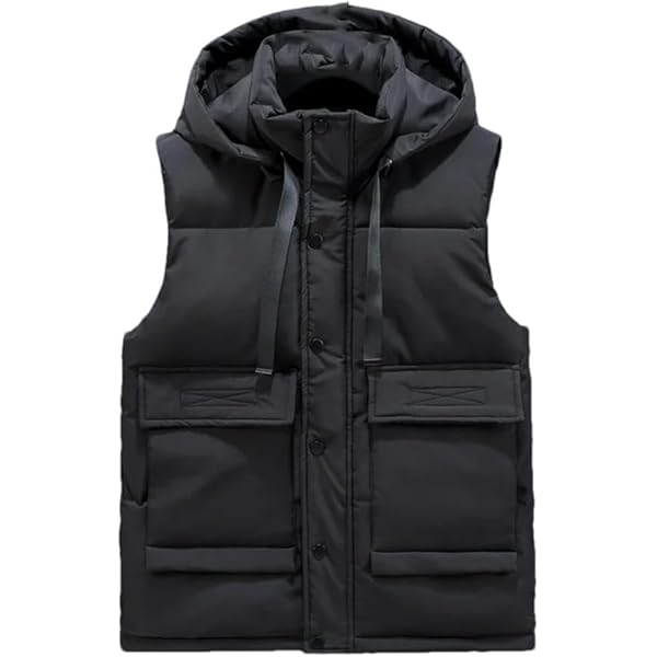 Puffer Vest Men Tactical utility Sleeveless Jacket Fashion