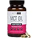 Keto 22 Organic MCT Oil Capsules - Premium Keto Diet Pills - 90ct 1 Month Supply - Perfect On-The-Go Keto Pills - Caprylic Acid (c8) / Capric Acid (c10) Keto Supplement - Earth Friendly Glass Bottle