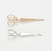 Bigban Girls Cute Fashion 1PC Scissors shape Hair Clip Hair Accessories Headpiece (Gold)