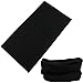 Headband for Men and Women Yoga Sports Wide Headbands Neck Gaiter Bandana Balaclava Scarf (1Black)