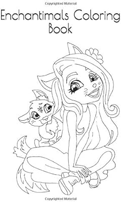 Enchantimals Coloring Book Girl Monster Amazon Com Au Books