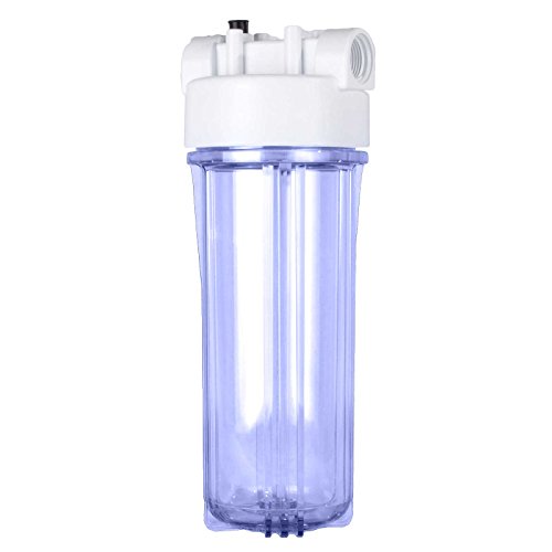 Organize 2.5 X 10 Clear Filter HOUSING with Female Cap 1/2 i