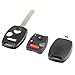 Key Fob Keyless Entry Remote Shell Case & Pad fits Honda Accord Civic CR-V CR-Z Fit Insight Odyssey (MLBHLIK-1T, N5F-S0084A)