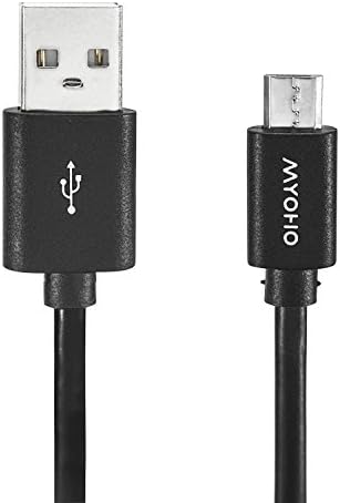 MYOHO High Speed Micro USB cable 3 feet, 1.0 meter Black, Samsung Galaxy S6, S5, S4, S3, Motorola, Android