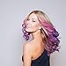 Blingirls Chalk-it Hair Coloring Chalk, Temporary Hair Coloring in Bright Colors Purple, Green, Pink, Blue, Works On All Hair Colors