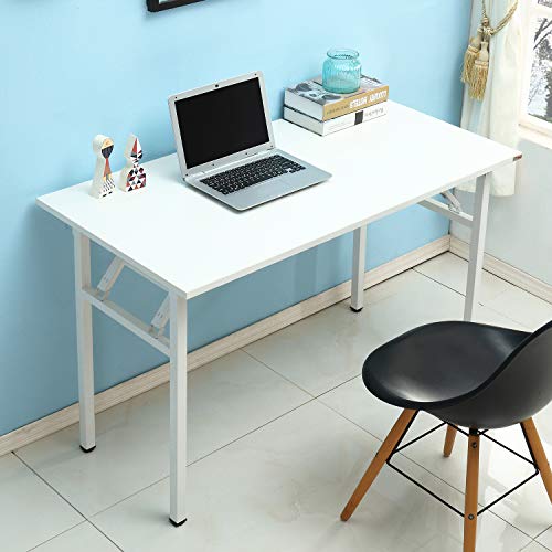 SogesPower Computer Desk Folding Table 47 inches Fully Assembled Sturdy