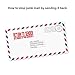 Miseyo Return to Sender NO Longer at This Address Self Inking Rubber Stamp - Red Ink - Large Size