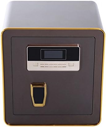 17.7" Digital Electronic Safe Box LCD Plate Digital Electronic Lock Keys Cash Money Jewelry Gun Book Paper Documents Deposit Box Home And Office Security Carpet Padding Heavy Duty Steel