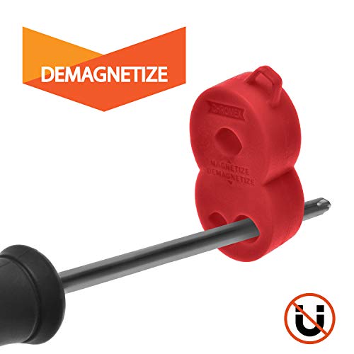 image for Chromex Magnetizer Demagnetizer Tool for Screwdrivers and Bits with Ca