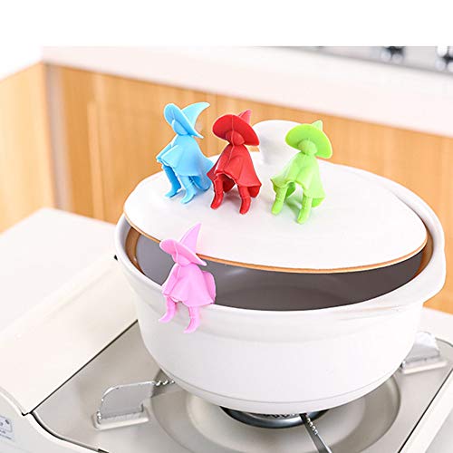 image for Sinwo Silicone Kitchen Accessories Lift Pot Cover Overflow Device Tool