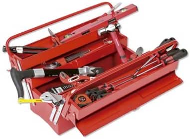 CAJA METÁLICA CON 50 HERRAMIENTAS 026-500: Amazon.es: Bricolaje y herramientas