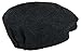 Wonderful Fashion Men's Herringbone Wool Tweed Newsboy IVY Cabbie Driving Hat (One Size, Black)