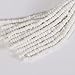 NLCAC Women's Beaded tassel earrings Long Fringe Drop Earrings Dangle White