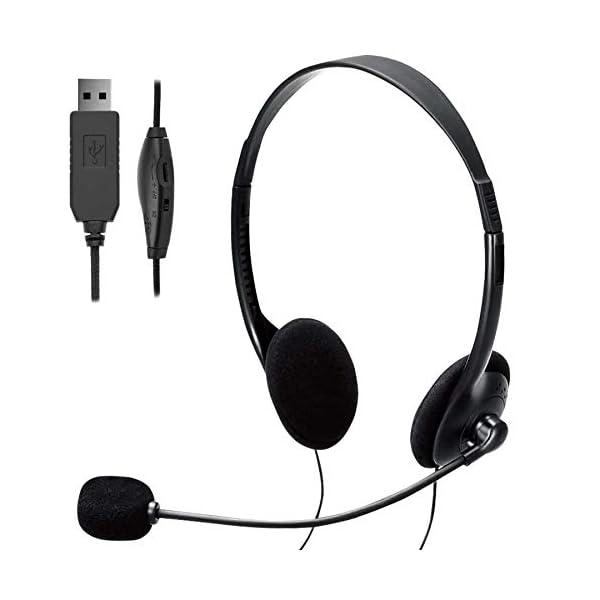 TINGDA-USB-Computer-Headset-Lightweight-PC-Headset-with-Microphone-Noise-Cancelling-Wired-Headphones-Business-Headset-for-Skype-Webinar-Cell-Phone-Call-Center-Clear-Chat-Ultra-Comfort TINGDA USB Computer Headset, Lightweight PC Headset with Microphone Noise Cancelling, Wired Headphones Business Headset…