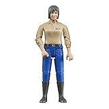 Bruder Woman with Light Skin/Blue Jeans Toy Figure